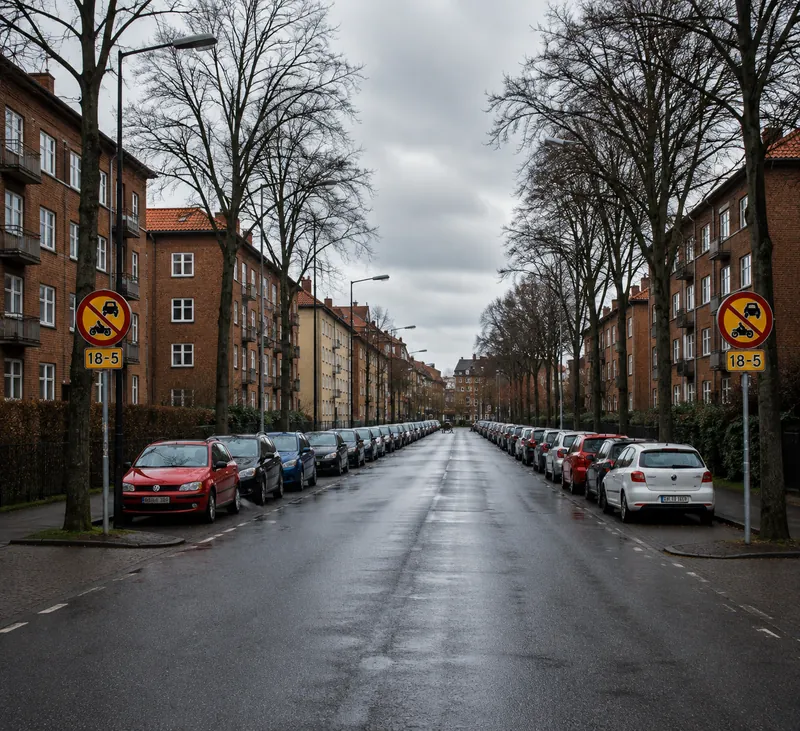 Du kör taxi en vanlig vardag, som inte är dagen före en helgdag, och klockan är 20.00. En passagerare väntar på dig på en gata längre fram. Får du fortsätta köra förbi vägmärket?