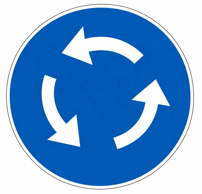 Roundabout (driving in the roundabout)