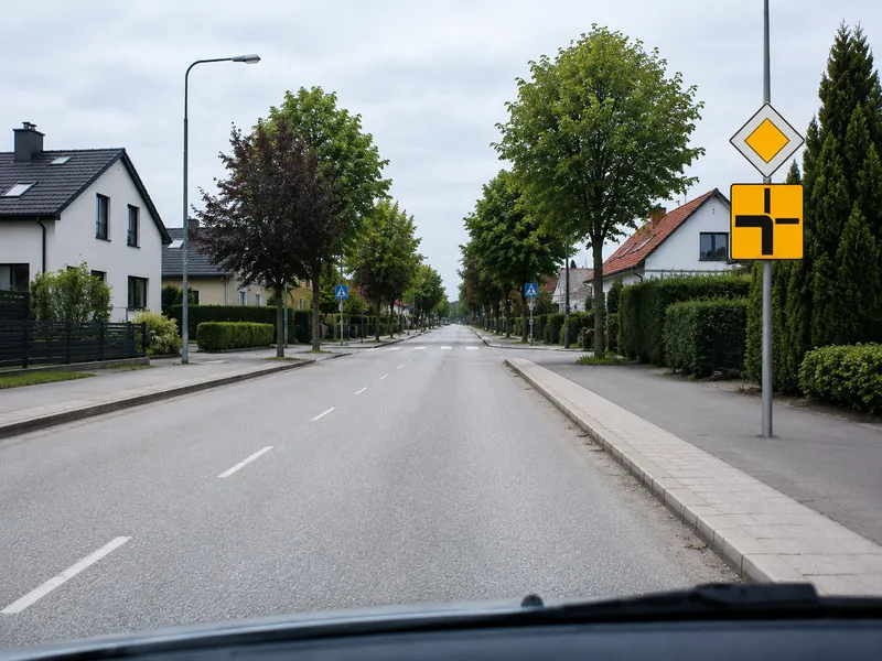 Du kör på en huvudled och ska svänga vänster i korsningen. Vilket påstående beskriver väjningsreglerna korrekt?