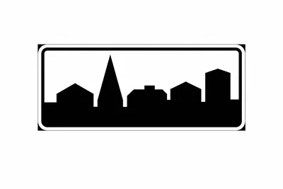 Beginning of a residential area