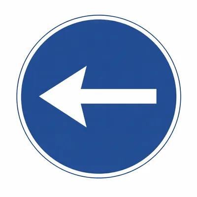 Mandatory leftward direction