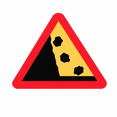 Warning of landslide