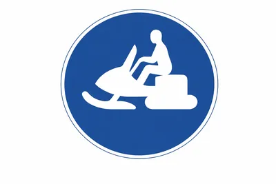 Kar motosikletleri için ayrılmış yol
