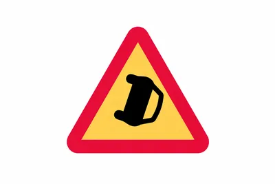 Uwaga na wypadek drogowy