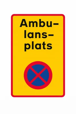 Rettungswagenparkplatz